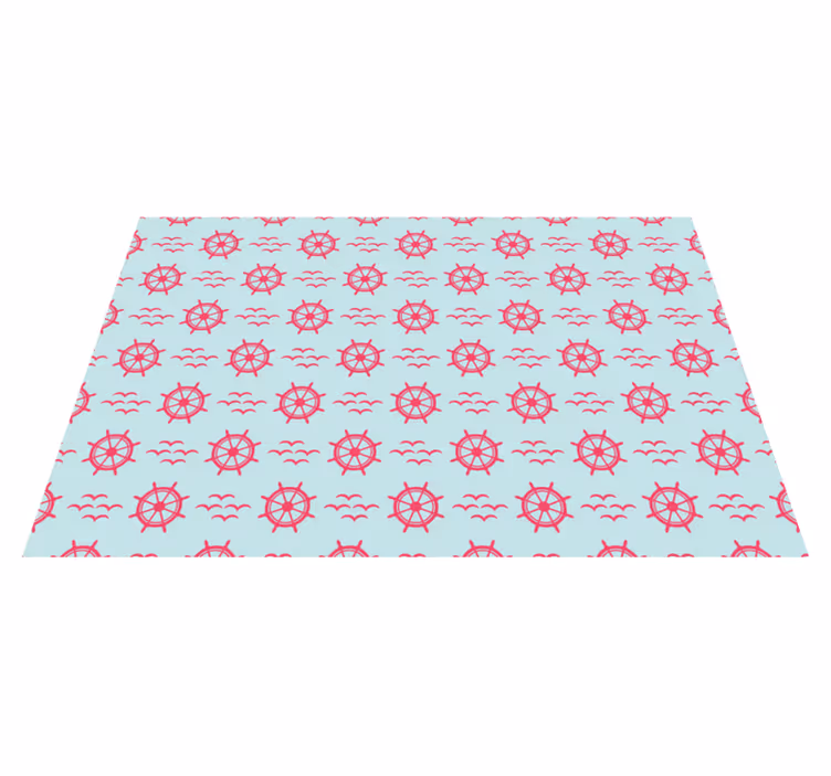 Set de table original roue de bateau nautique - TenStickers