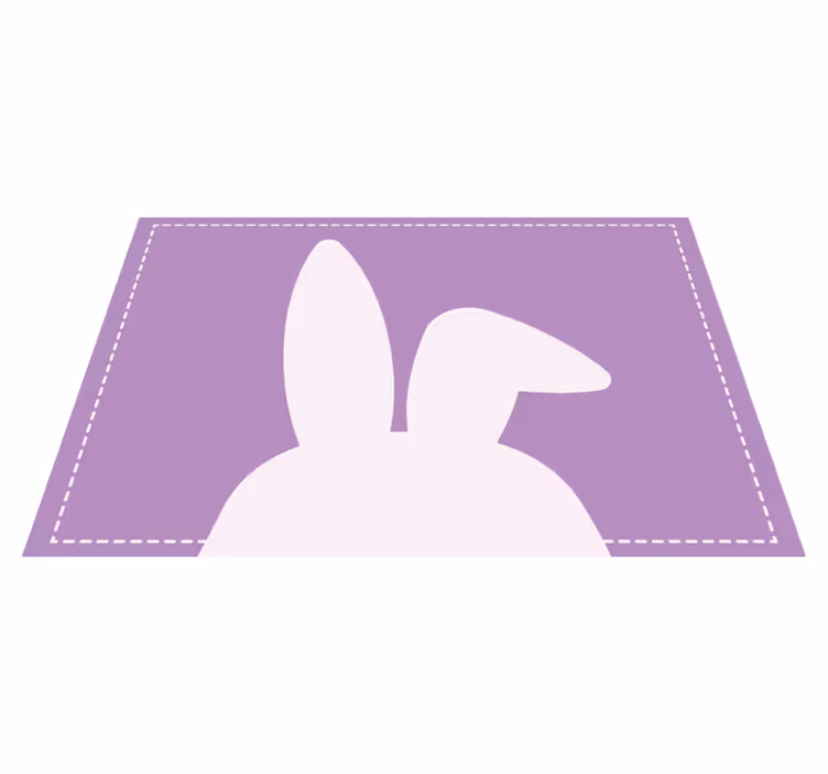 Set de table enfant en forme d'oreilles de lapin - TenStickers