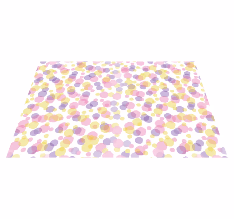 Set de table motifs abstraits colorés - TenStickers