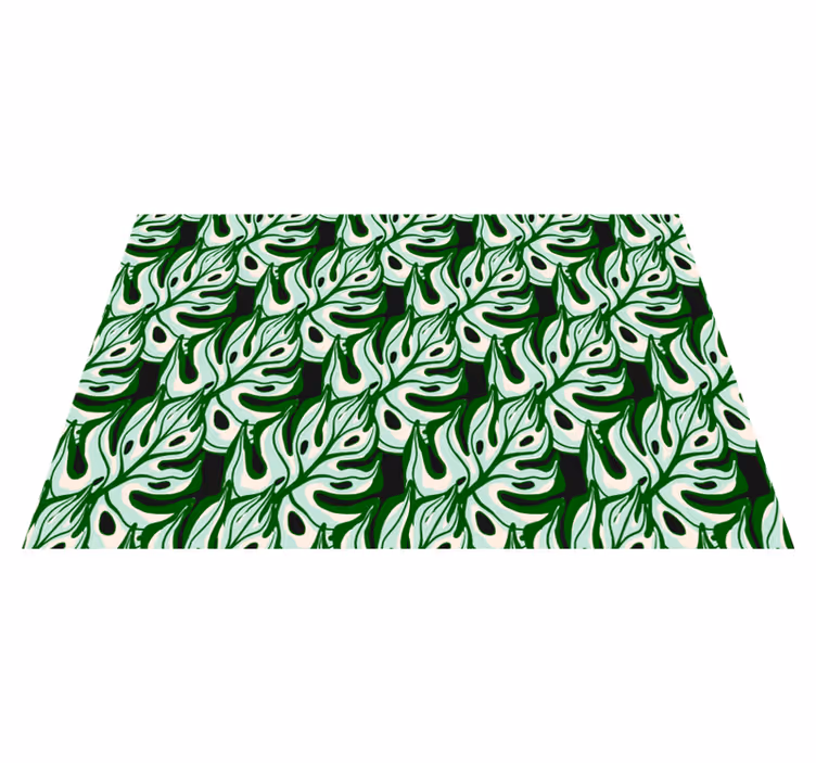 Set de table original motif feuilles luxuriantes - TenStickers