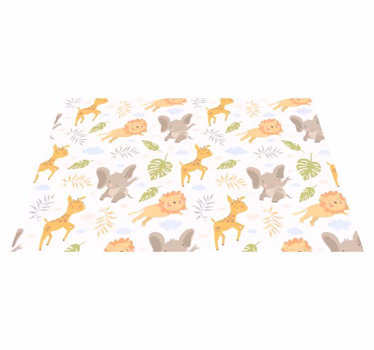 Set de table enfant motifs de créatures adorables - TenStickers