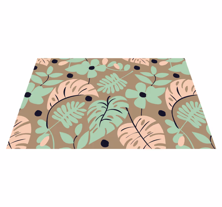 Set de table moderne motif botanique - TenStickers