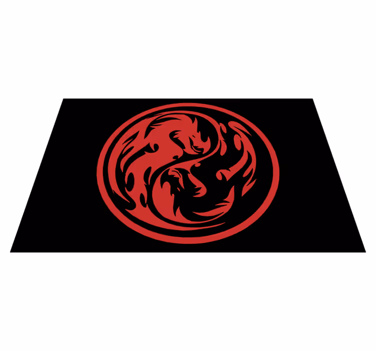 Set de table original motif emblème de dragon - TenStickers