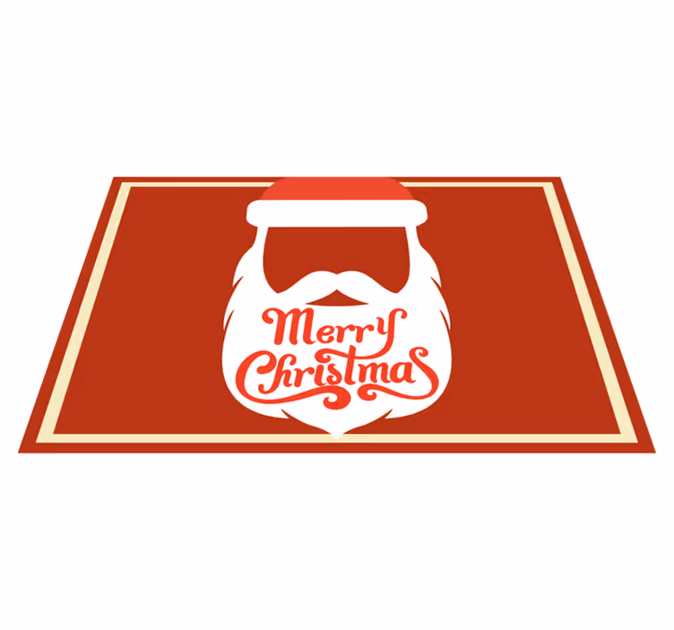 Set de table noël graphique barbe du père noël - TenStickers