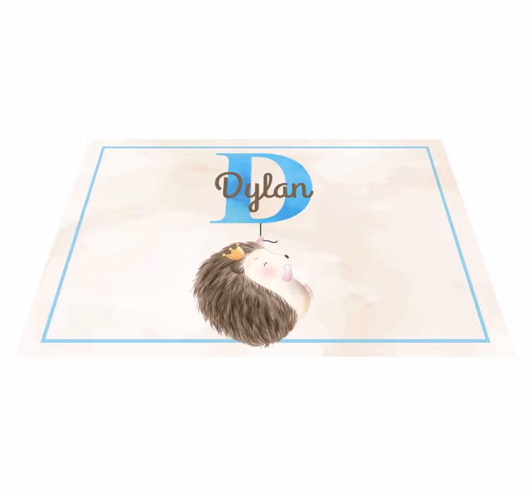 Set de table enfant design hérisson mignon - TenStickers