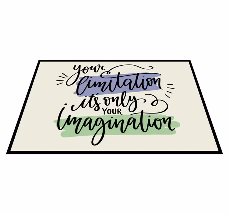 Set de table citation œuvre de phrases motivantes - TenStickers