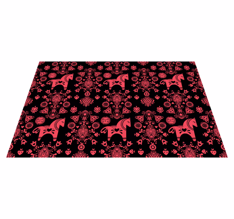 Set de table original motif cheval ludique - TenStickers