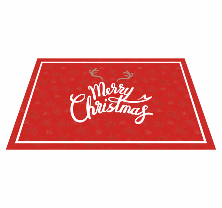 Set de table noël joyeux message de noël - TenStickers