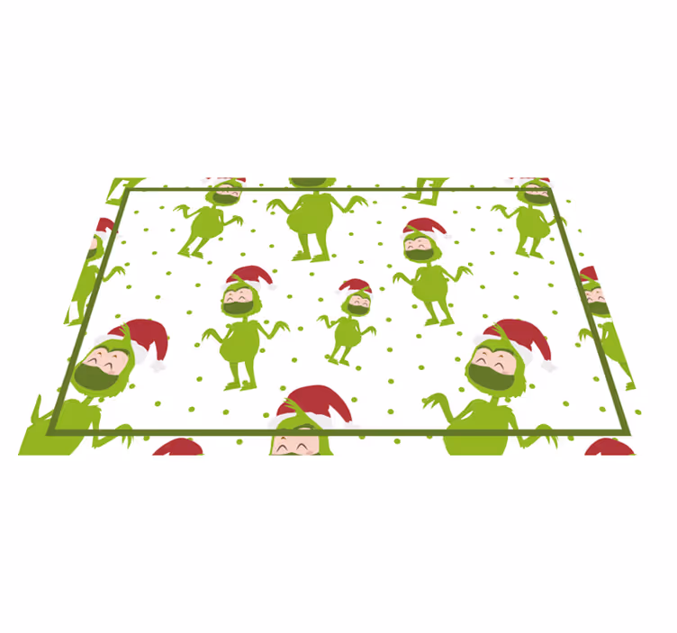 Set de table noël personnages grinch joyeux - TenStickers