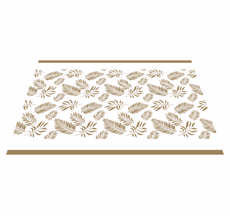 Set de table inspiration Élégante feuille - TenStickers