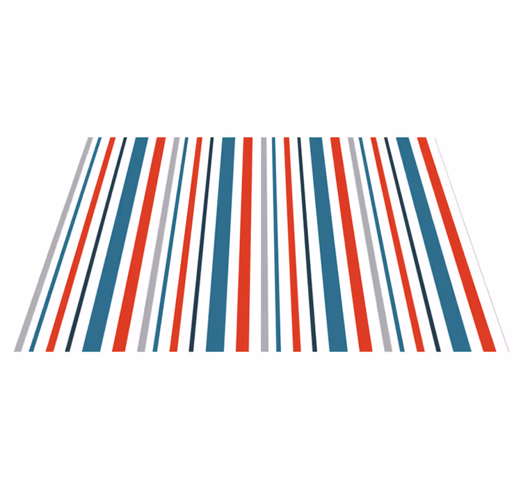 Set de table moderne Design rayé rétro marin - TenStickers