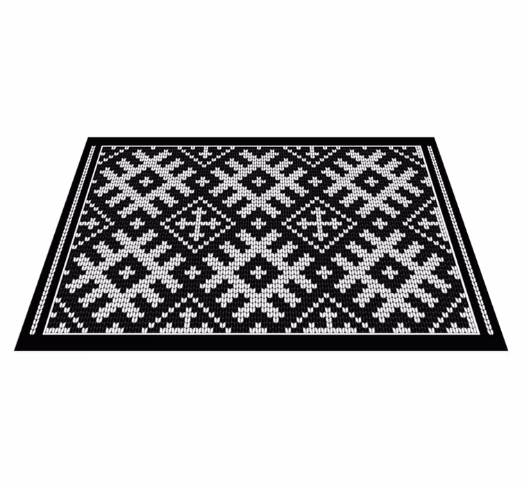 Set de table motif tricot traditionnel - TenStickers