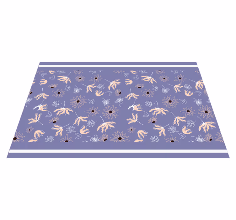 Set de table à motifs floraux - TenStickers