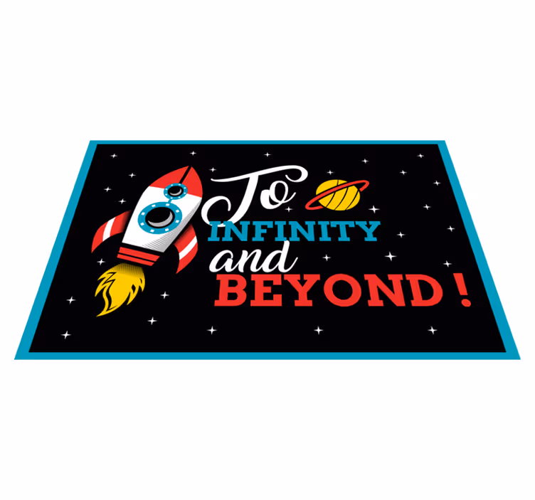 Set de table citation vers l'infini et au-delà - TenStickers
