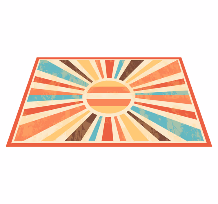 Set de table moderne motif éclatant de soleil - TenStickers