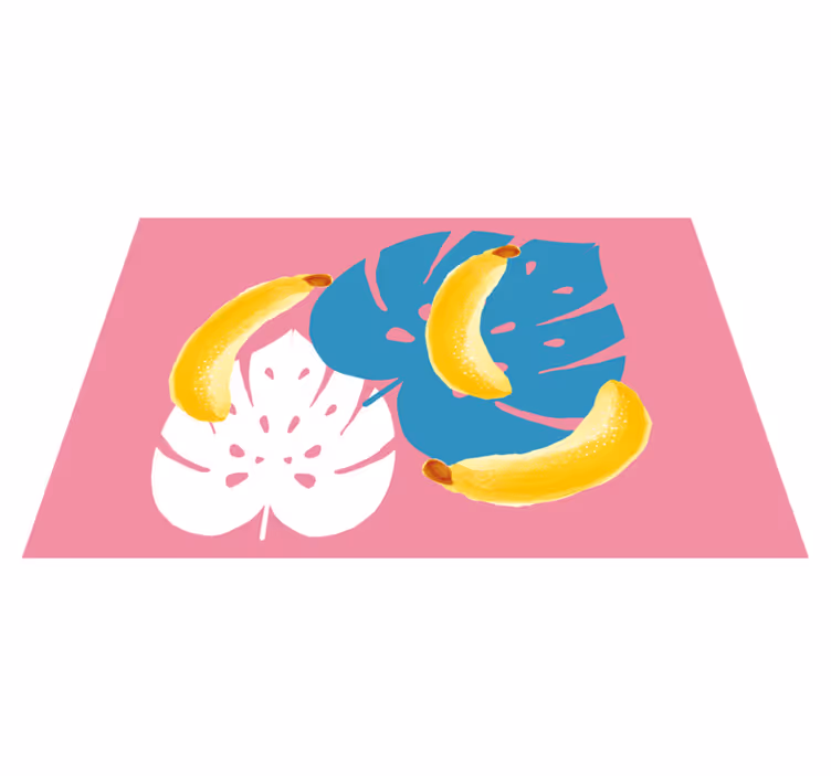 Set de table enfant motif banane tropicale - TenStickers