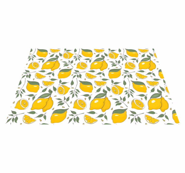 Set de table original motif citron pétillant - TenStickers
