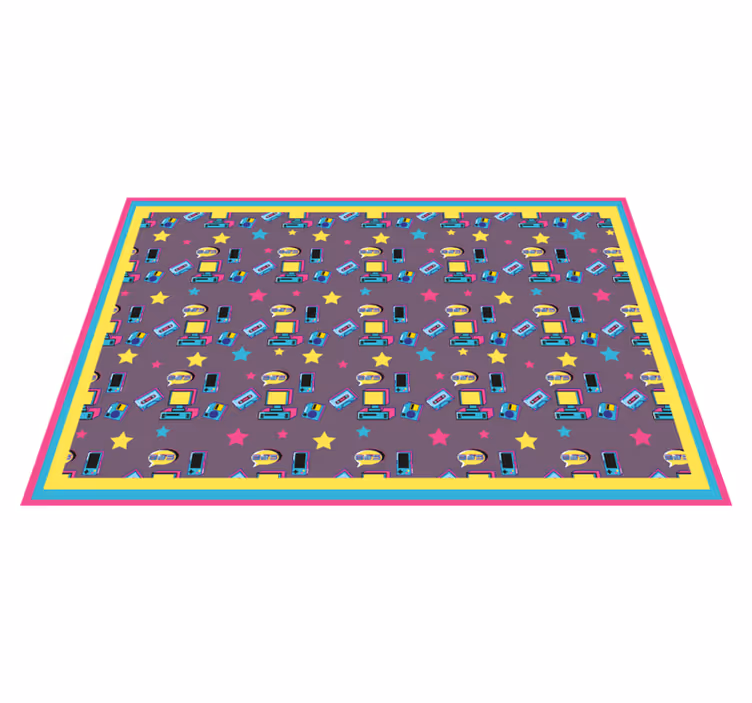 Set de table original imprimé étoilé coloré - TenStickers