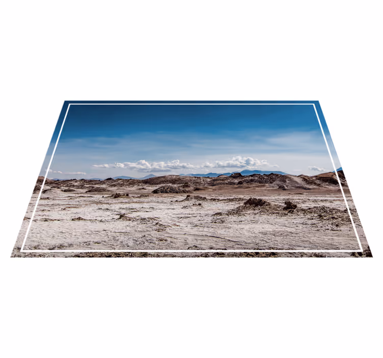 Set de table moderne paysage désertique - TenStickers