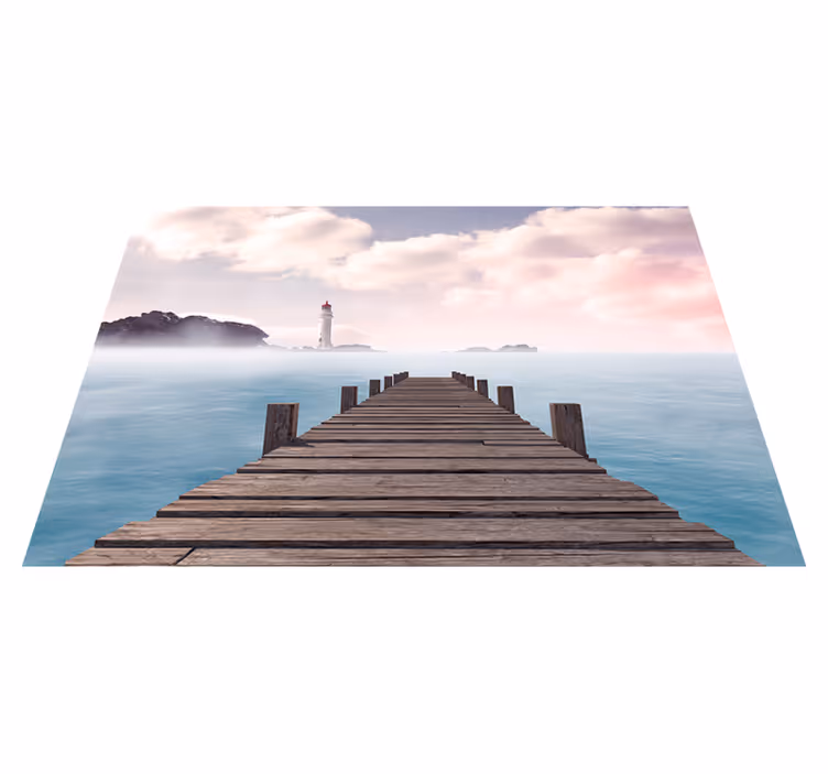 Set de table original Quai en bois esthétique - TenStickers