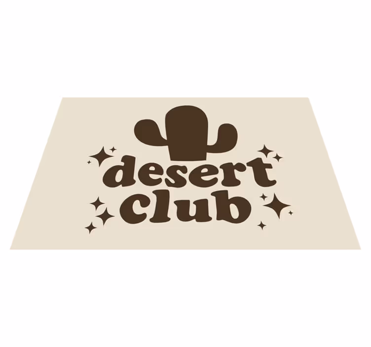 Set de table original cactus club design - TenStickers