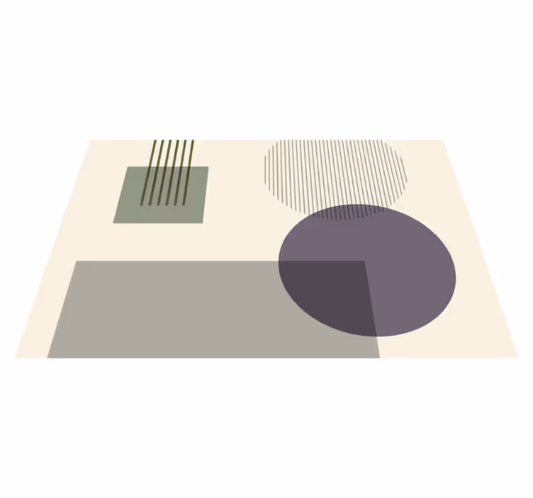 Set de table moderne motifs formes géométriques - TenStickers