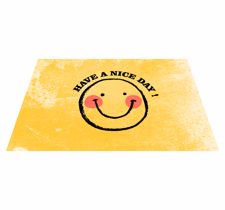 Set de table citation visage souriant - TenStickers