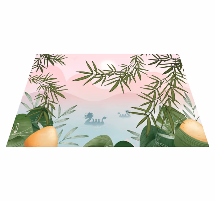 Set de table enfant scène de jungle enchantée - TenStickers