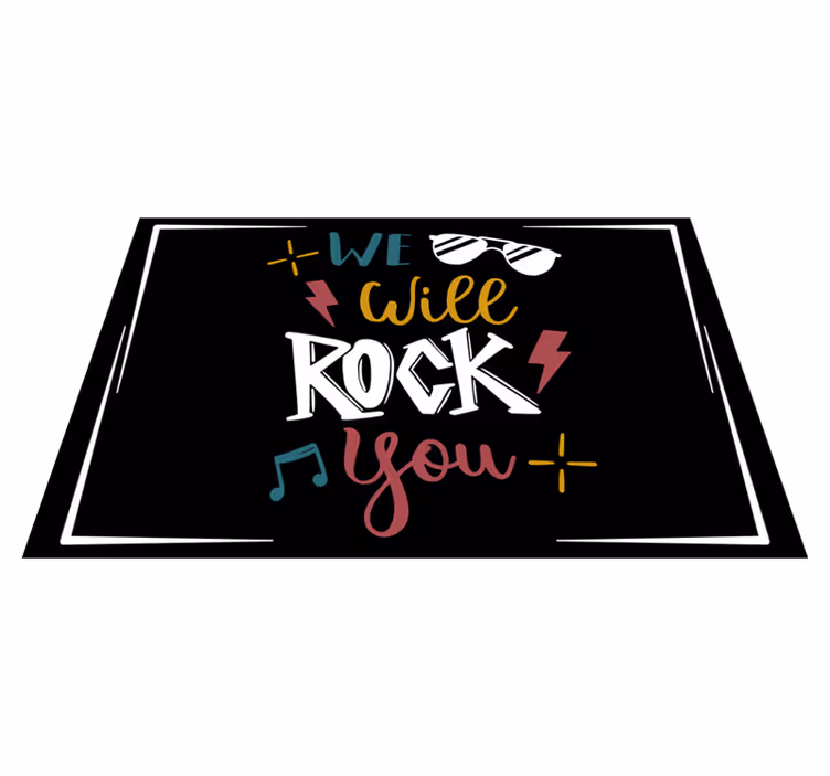 Set de table citation phrase audacieuse - TenStickers