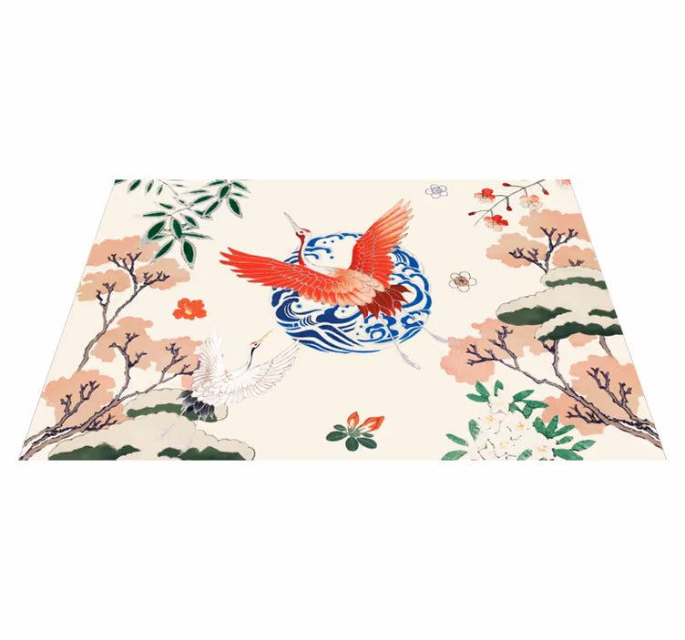 Set de table original motif élégant de grue - TenStickers
