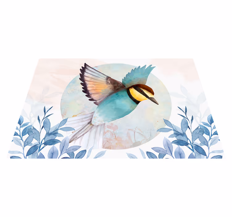 Set de table original art aviaire vibrant - TenStickers
