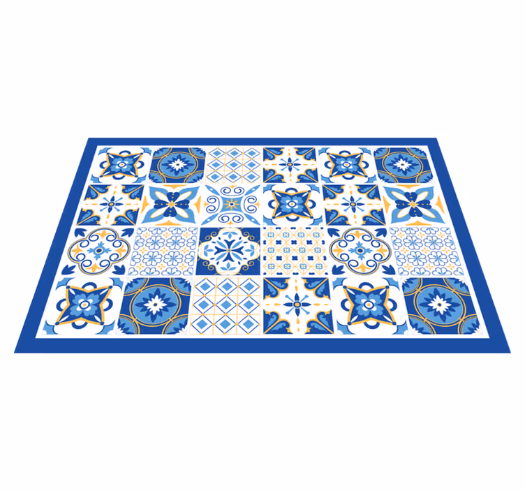 Set de table original motif carreaux classiques - TenStickers