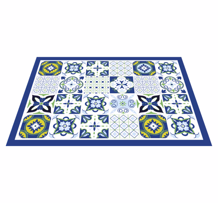 Set de table compositions géométriques vives - TenStickers