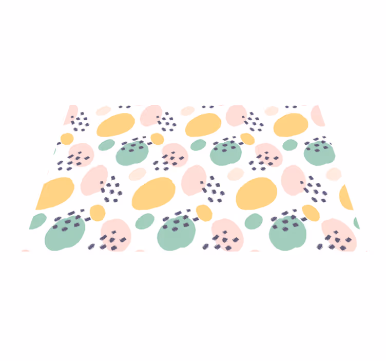 Set de table original Éléments abstraits colorés - TenStickers