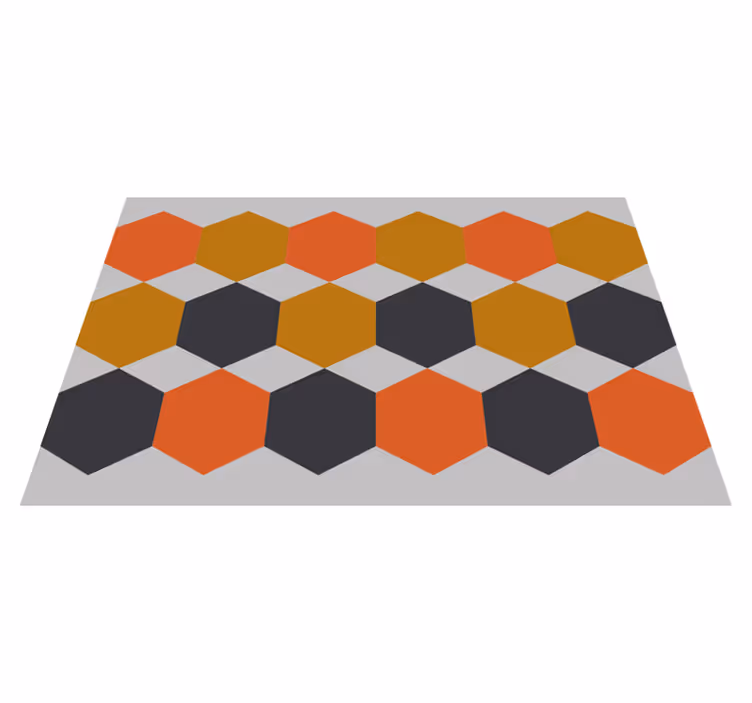 Set de table moderne motif hexagonal - TenStickers
