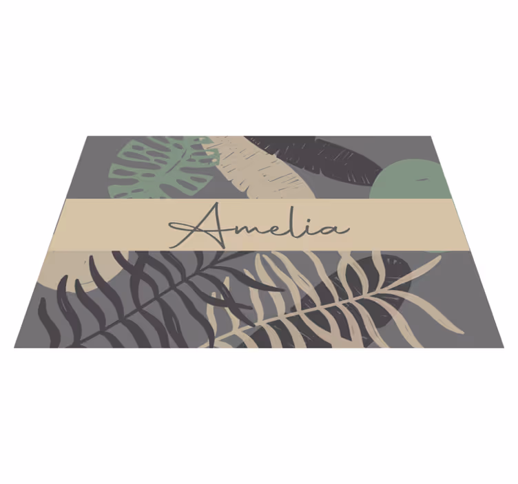 Set de table moderne Jungle de style "bohème" - TenStickers