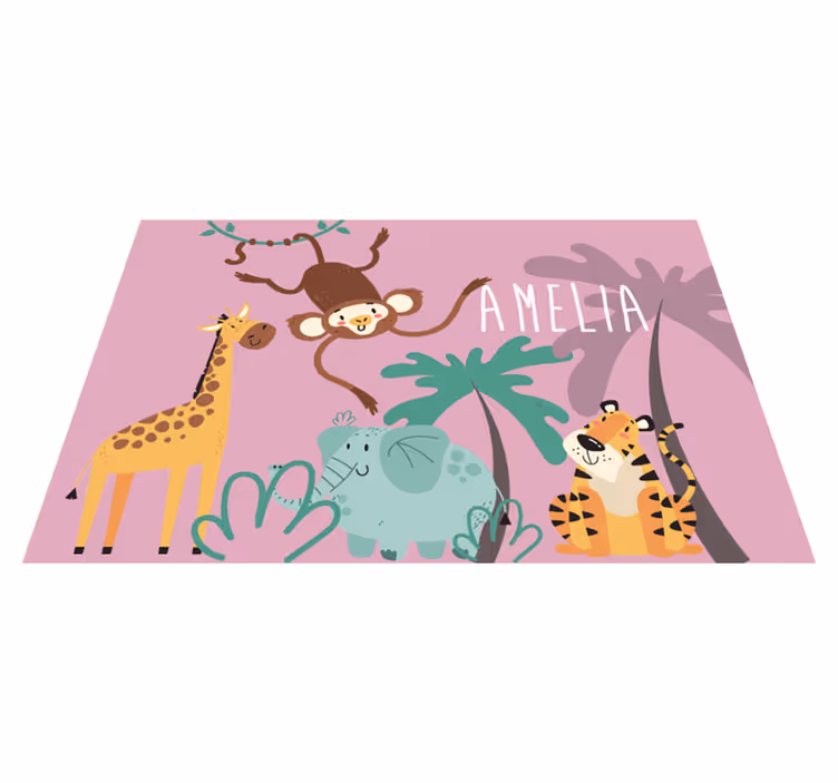 Set de table design enfant Jungle des enfants "bohème" - TenStickers