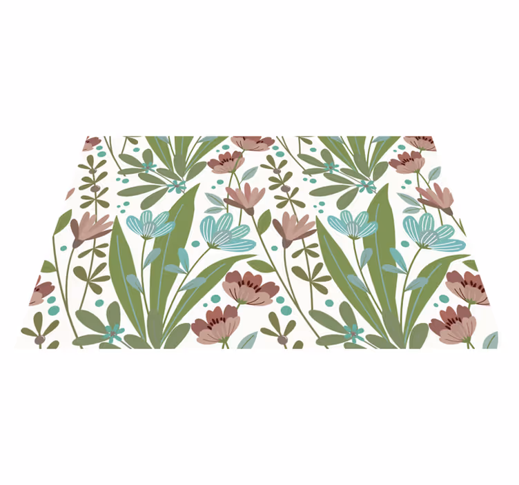 Set de table original feuilles botaniques - TenStickers