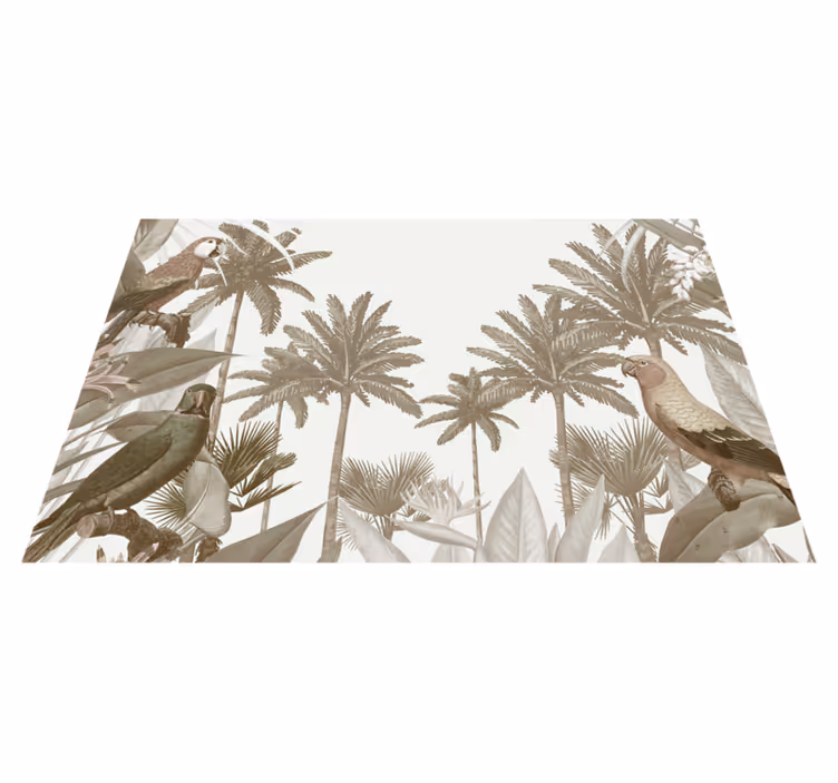Set de table moderne Faune tropicale vintage - TenStickers