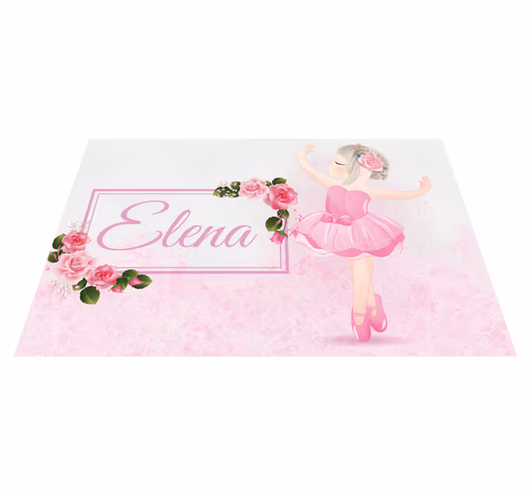 Set de table danseuse de ballet personnalisable - TenStickers