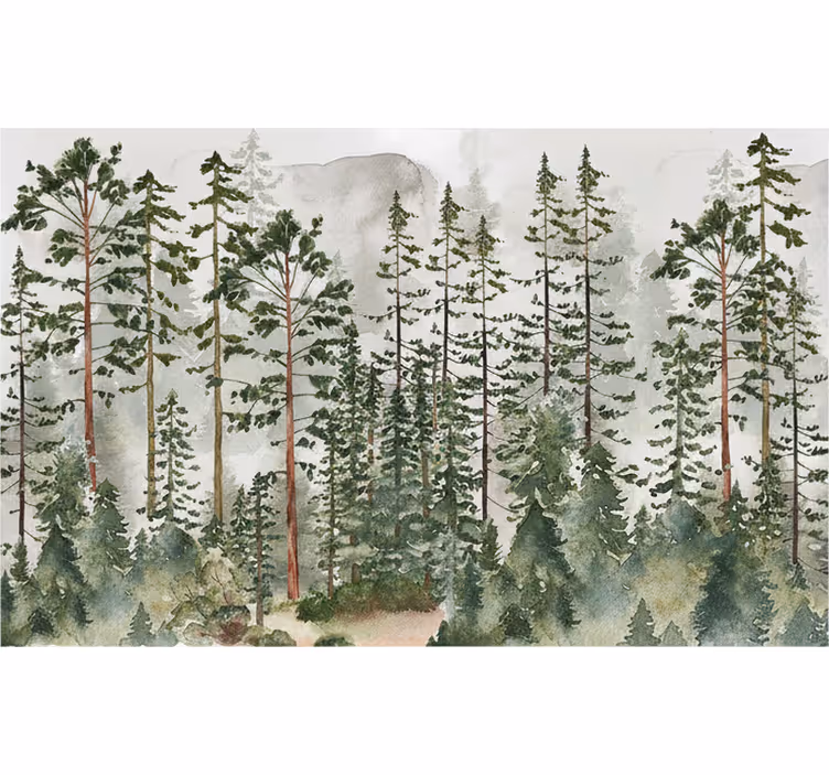 Tapisserie forêt pour chambre d'enfant - TenStickers