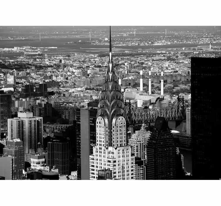 Empire state building new york papier peint - TenStickers