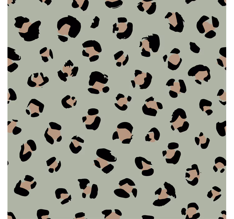 Tapisserie murale africaine motif léopard aquarelle - TenStickers