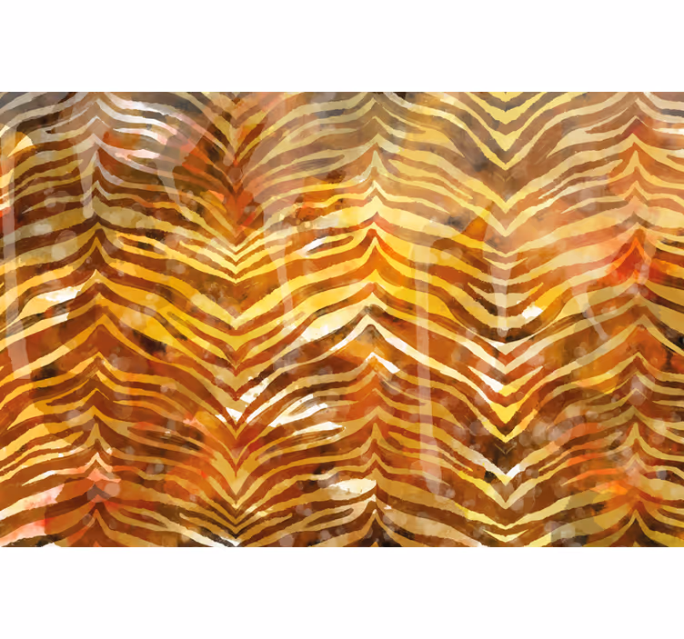 Tapisserie murale africaine zebra textura aquarelle - TenStickers