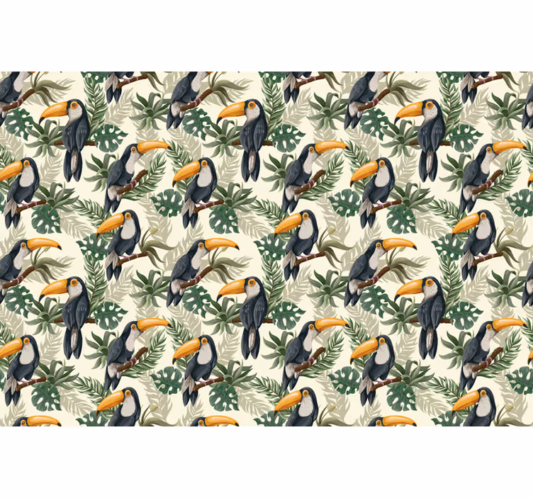 Tapisserie jungle tropicale - TenStickers