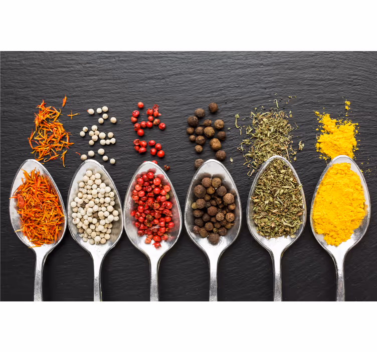 Tapisserie cuisine espèces végétales décoratives - TenStickers