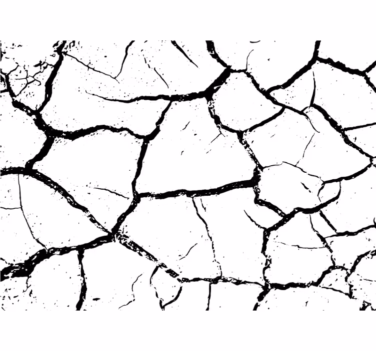 Tapisserie blanc béton usé - TenStickers