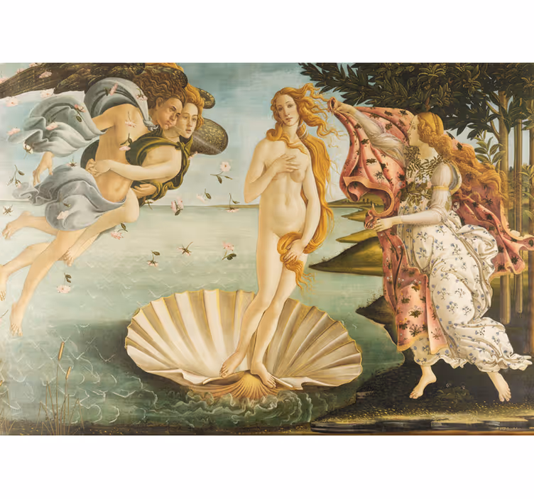 Tapisserie entrée la naissance de vénus - TenStickers