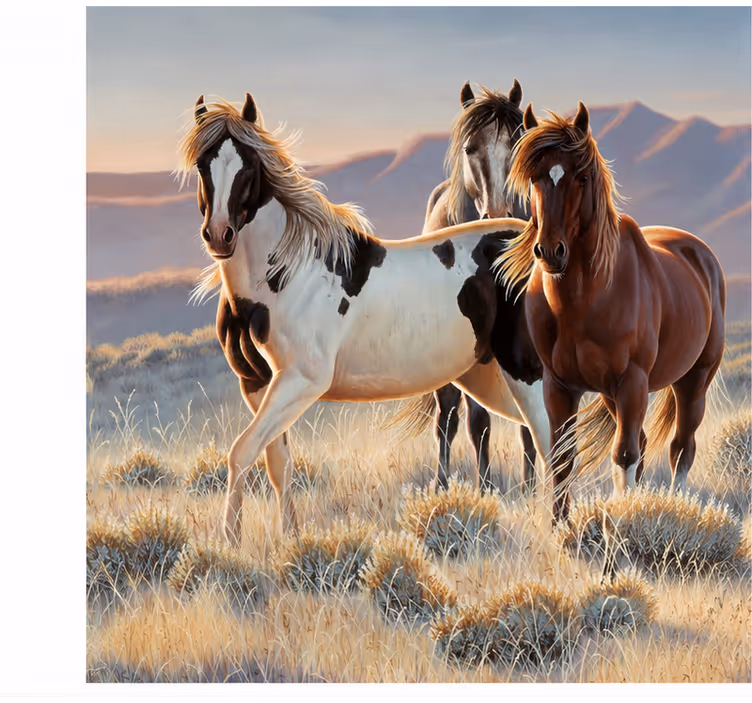 Tapisserie autres animaux cheval - TenStickers