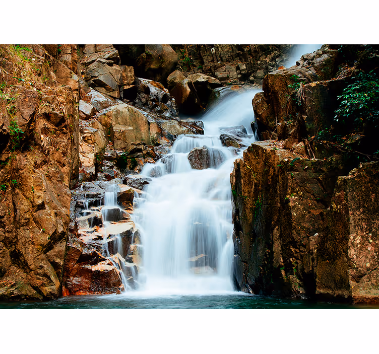 Papier peint cascade sereine - TenStickers